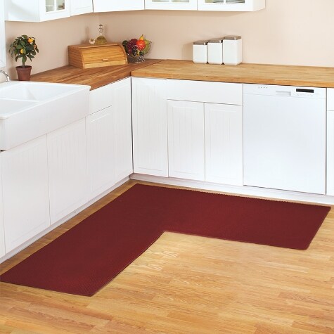 L-Shaped Kitchen Floor Mat, L-Shaped Mat
