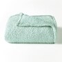 Cozy Sherpa Bed Blankets - Aqua