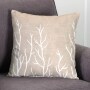 18" Brooke Branches Accent Pillows - Beige