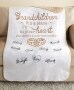 Personalized Grandchildren Sherpa Throw or Pillow - 37" x 57" Throw