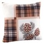 Lodge Plaid Quilted Bedding - Accent Pillow