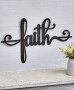 Inspirational Metal Wall Words - Faith