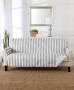 Reversible Quilted Coastal Furniture Protectors - Gray Sofa
