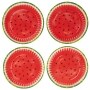 Watermelon Melamine Dinnerware - Set of 4 Dinner Plates
