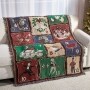 12 Days of Christmas Throw or Accent Pillow - Throw Blanket