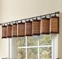 Bamboo Window Panels or Liners - Colonial Window Valance