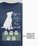 Life is Better with Dogs Personalized T-Shirt or Mug