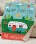 Personalized Happy Campers Sherpa Throw or Pillow - 37" x 57" Throw