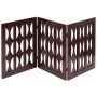 Classic Metal Arch or Wooden Pet Gates - Brown Wooden Pet Gate
