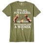Humorous Nature Themed T-Shirts - Weiner Dog 2XL