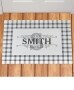 Personalized Country Plaid Doormats - Gray