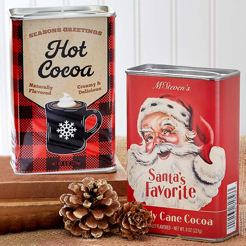 Winter Warmer Wonderland Red Pickup Hot Cocoa (8oz Rectangle Tin