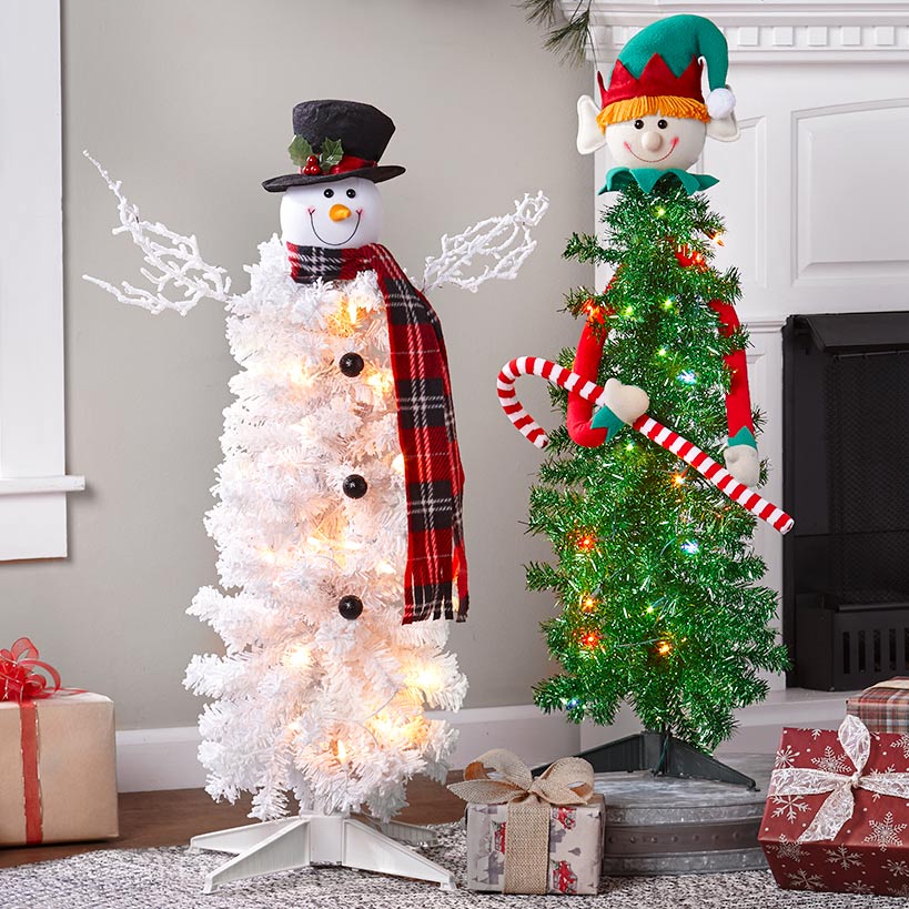 Lighted Character Christmas Trees The Lakeside Collection