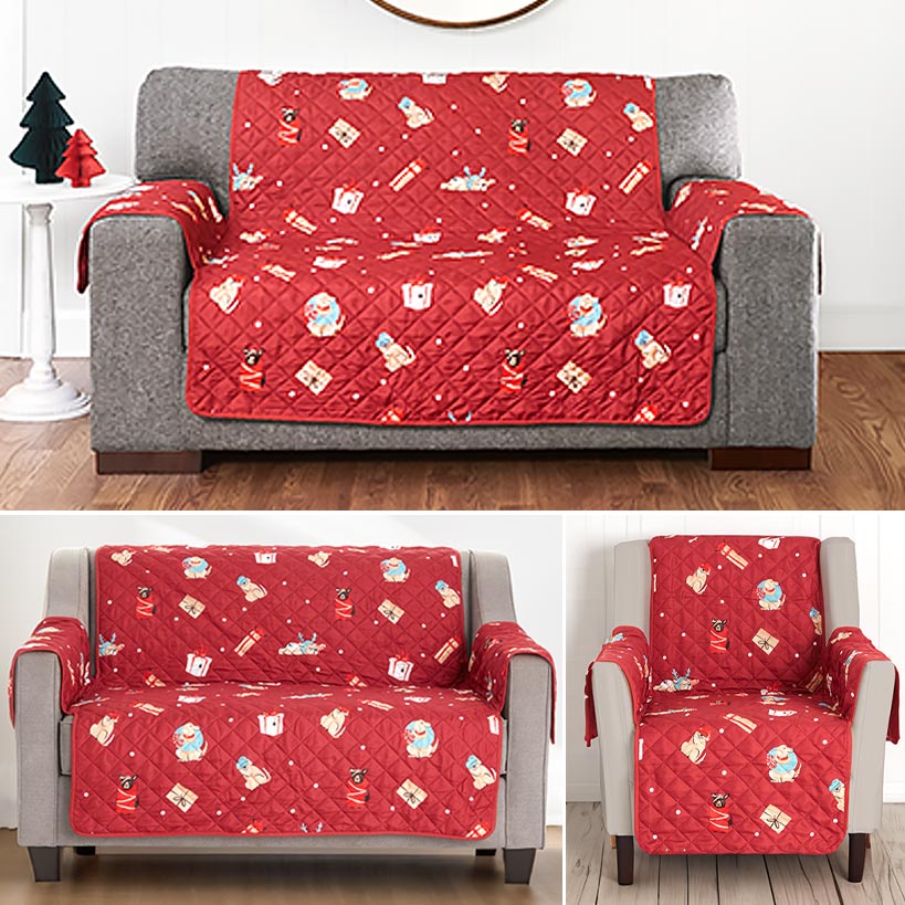 Christmas Canine Furniture Covers | The Lakeside Collection
