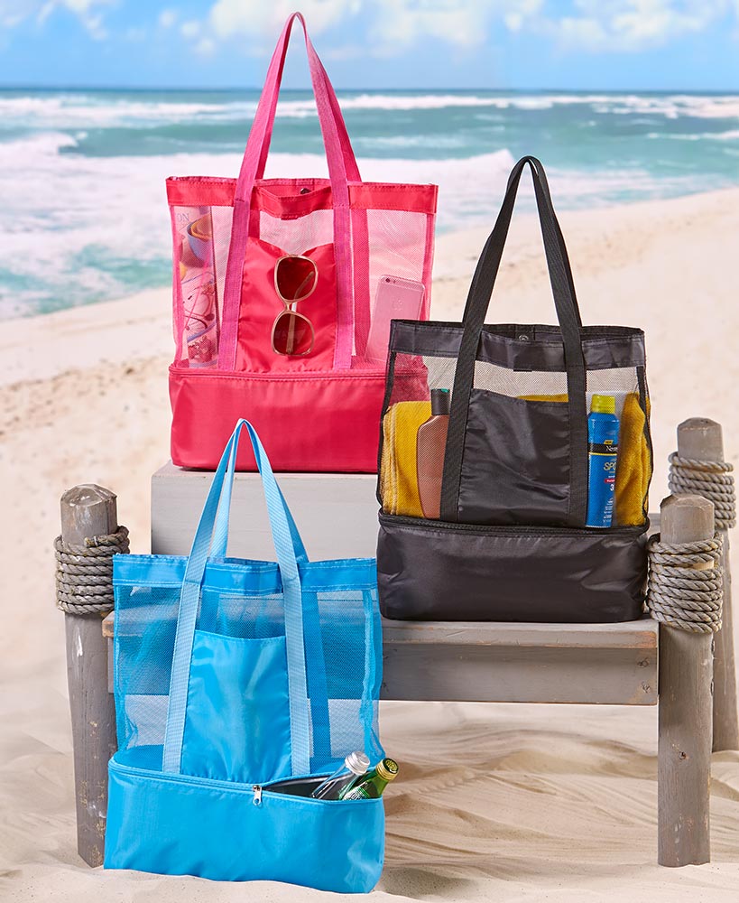 Tote with Insulated Cooler Compartment | The Lakeside Collection