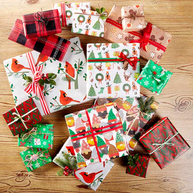 Red Cardinal Wrapping Paper Winter Cardinal Personalized Wrapping Paper  Christmas Christmas Gift Wrap Xmas Personalized Gifts 