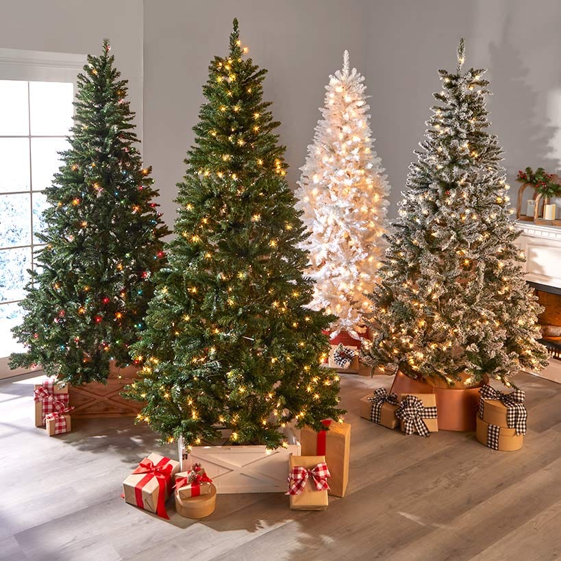 mobil dosis skære 7.5-Ft. Pre-Lit Artificial Christmas Trees | The Lakeside Collection