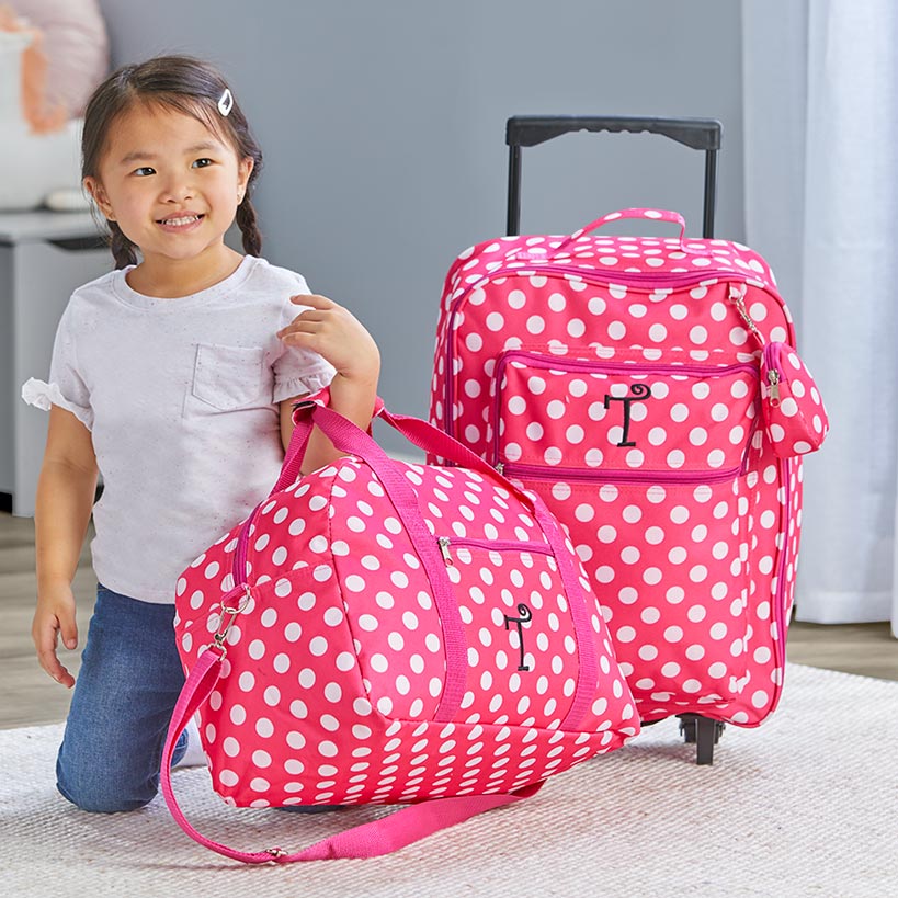 3-Pc. Kids' Monogram Luggage Sets | The Lakeside Collection