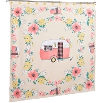 Floral Camper Bath Collection - Shower Curtain