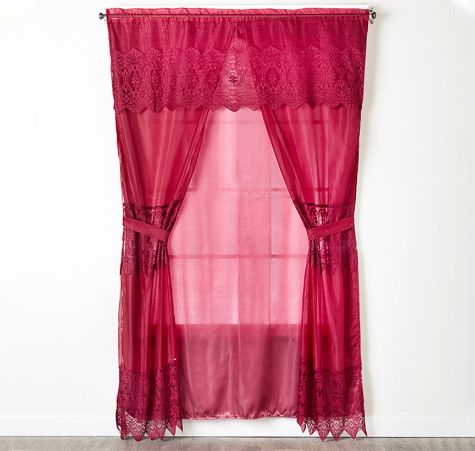 6-Pc. Macrame Window Curtain Sets