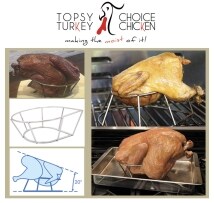 Topsy Turkey or Chicken Roasting Rack