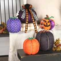 Decorative Plush Halloween Pumpkins