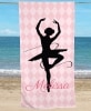 Personalized Sports Beach Towels - Dance
