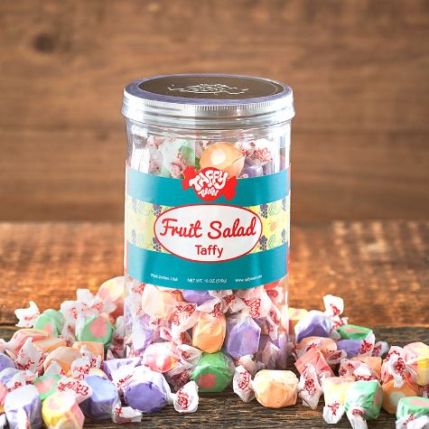 18-Oz. Gourmet Taffy Gift Canisters - Fruit Salad