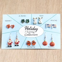 Holidays of the Year 7-Pair Earring Set