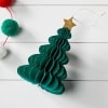 5-Tier Paper Tree Ornaments - Green