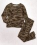 Sweater Soft Loungewear Sets - Camo Small