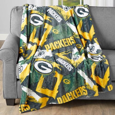 NFL 50" x 60" Plush Throws - Packers