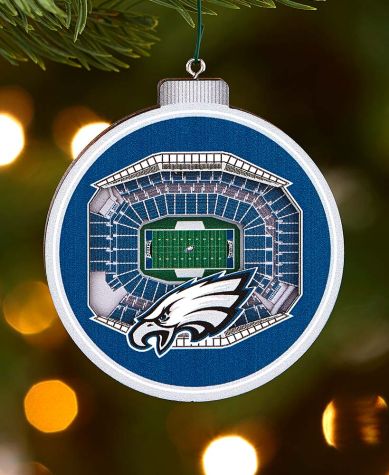 NFL 3-D Stadium View Ornaments - Eagles