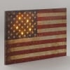 Indoor/Outdoor Lighted American Flag Art