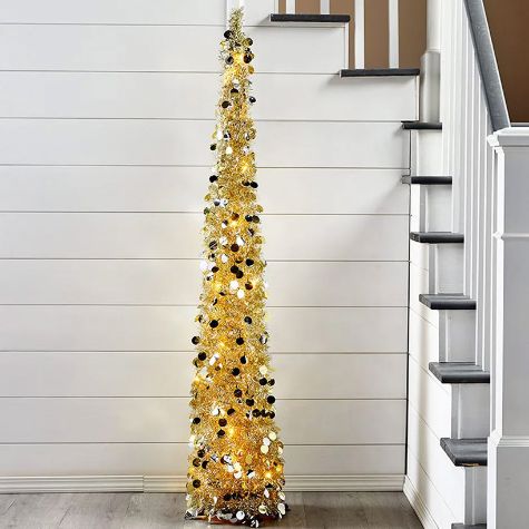 65" Lighted Holiday Trees