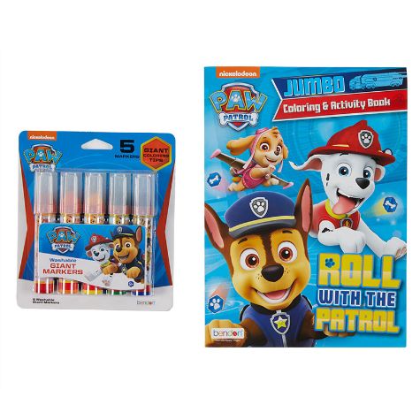 Licensed Jumbo Marker and Activity Book Sets