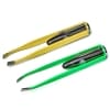 Sets of 2 Spot On Light-Up Tweezers - Yellow and Green