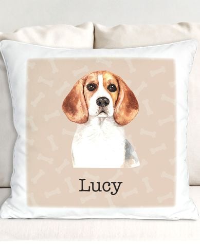 Personalized Dog Breed Sherpa Throw or Pillow - Pillow