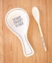 Whimsical Spoon Rest with Spoon - Home Sweet Home