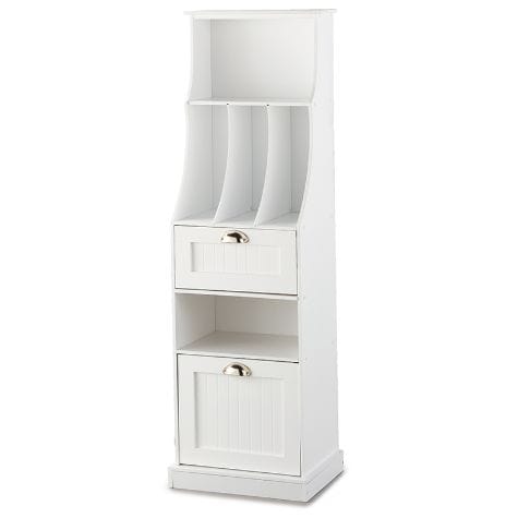 Mail Storage Tower with 2 Drawers