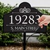 Personalized Magnetic Address Signs or Stake