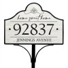Personalized Magnetic Address Signs or Stake
