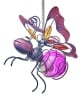 "Flying" Solar Bugs - Purple Butterfly