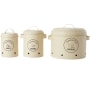 Set of 3 Farmhouse Produce Canisters