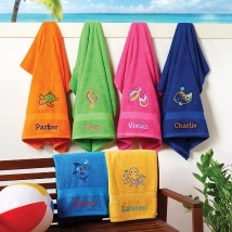 Personalized Large Beach Towels