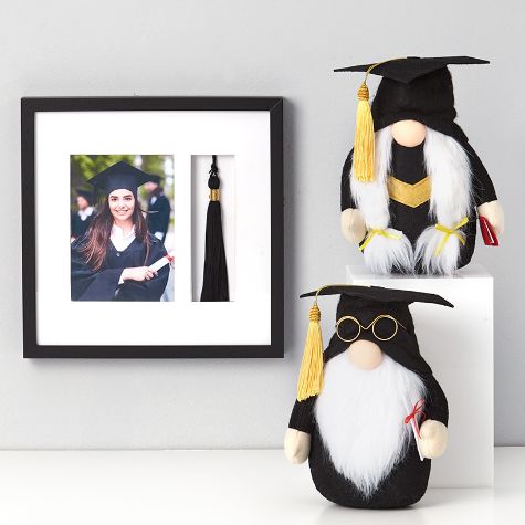 Graduation Gnomes, Banners or Tassel Frame