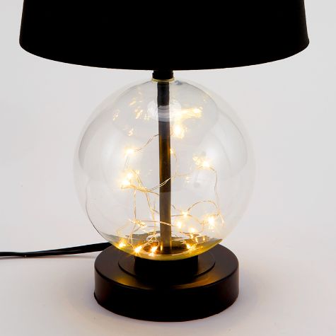 Fairy Light Table Lamps - Black