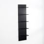 Wide Column Wall Shelves - Black