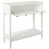 Console Table with Drop-Down Drawer