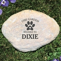 Personalized Belongs to Pet Garden Stone
